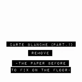 Carte blanche, Pt. 1 (The Paper Before to Fix on the Floor) by Remove