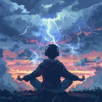 Meditation Amidst Thunder: Sonic Serenity by Harp Meditations