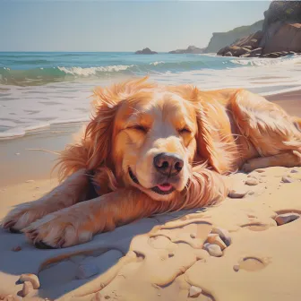 Días Perrunos En Una Playa De Ensueño: Armonía Oceánica by Sueños musicales con cachorros