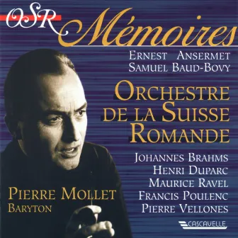 Brahms: 4 Ernste Gesänge - Duparc: 3 Mélodies - Ravel: Don Quichotte à Dulcinée - 5 Mélodies Populaires Grecques - Poulenc: 6 Chansons Villageoises - Vellones: 5 Epitaphes (Live) by Pierre Mollet