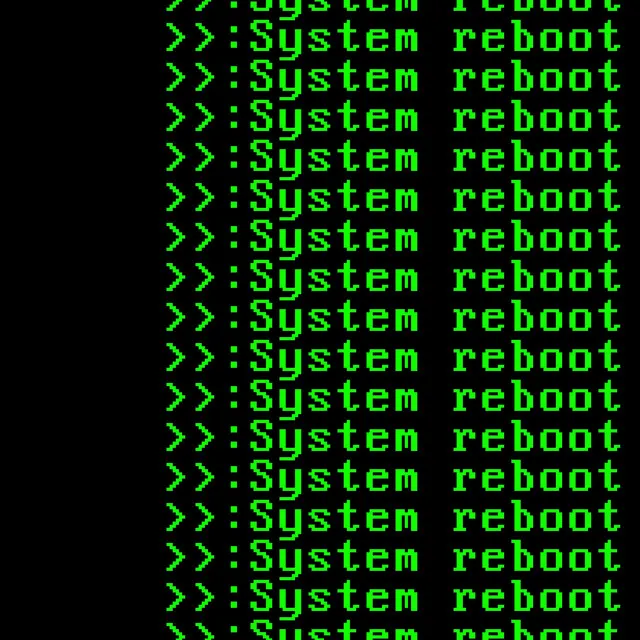 system reboot