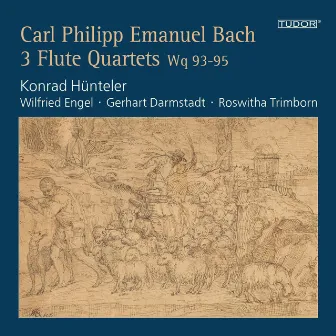 Carl Philipp Emanuel Bach: 3 Flute Quartets Wq 93-95 by Konrad Hunteler