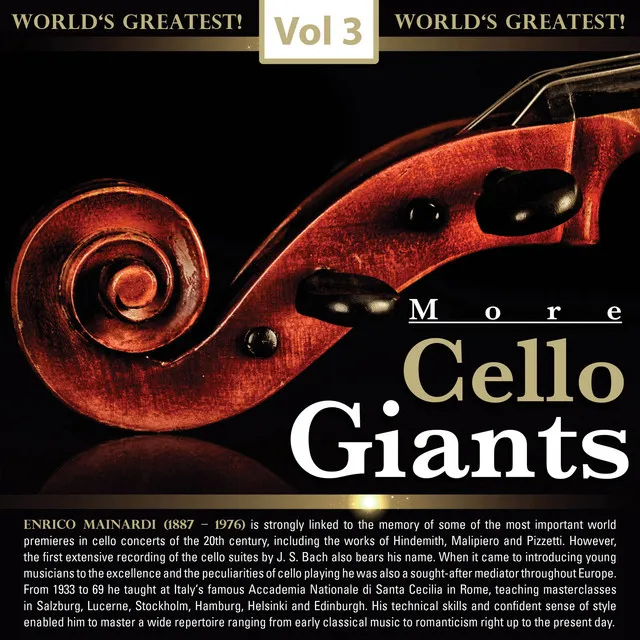 More Cello Giants, Vol. 3