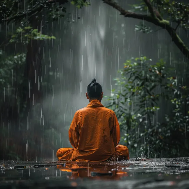 Flujo Meditativo De Lluvia: Gotas De Agua Zen