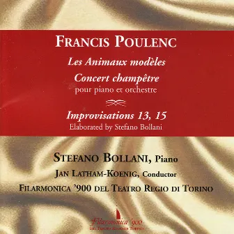 Poulenc: Les Animaux modèles, Concert champêtre pour piano et orchestre & Improvisations 13, 15 by Jan Latham-Koenig