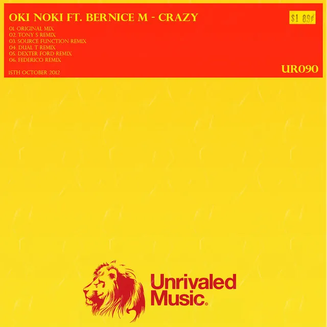 Crazy Feat Bernice M - Dual T Remix