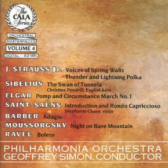 The Cala Series, Vol. 4 - Strauss Jr., Sibelius, Saint-Saëns, Elgar, Barber, Moussorgsky and Ravel by Stephanie Chase