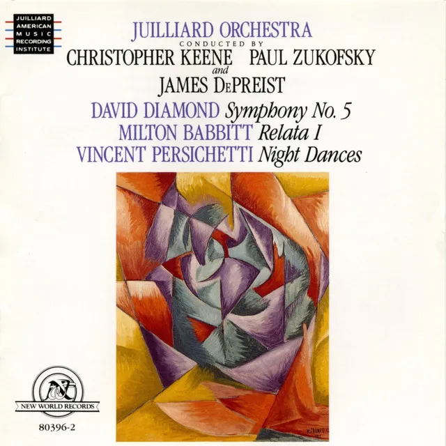 Works by Diamond/Babbitt/Persichetti