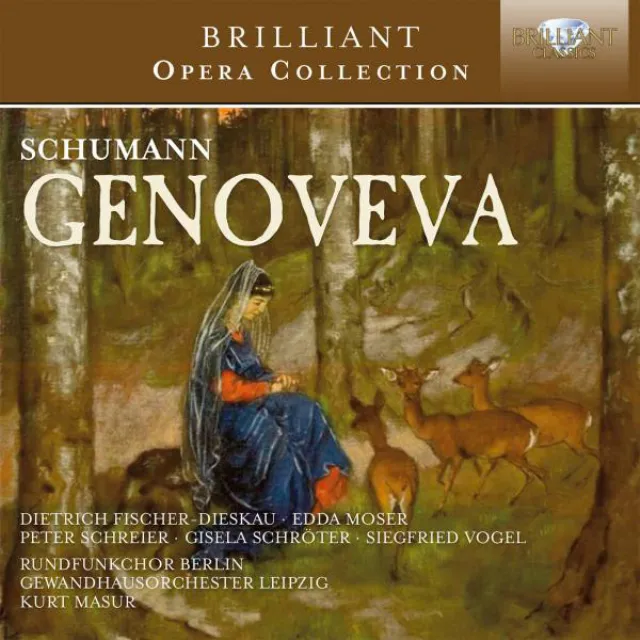 Genoveva, Op. 81, Act IV: No. 16, Scene, Lied and Aria. "Steil und steiler ragen die Felsen" & "Sie hatten beid' sich herzlich lieb" & "Die letzte Hoffnung schwindet" & "Ich höre Schritte" [Genoveva/Caspar/Balthasar]