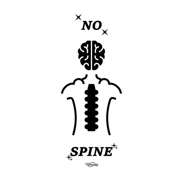 NO SPINE