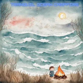 Tranquil Ocean Campfire ASMR: Soothing Sounds of Nature - Embrace Calming Waves and Comforting Fire for Unwinding, Inner Peace and Sleep by White Noise ASMR Ambience Sounds