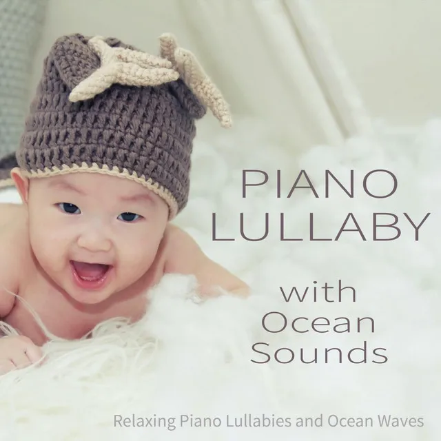 Row Row Row your Boat - Piano Lullaby with Ocean Waves