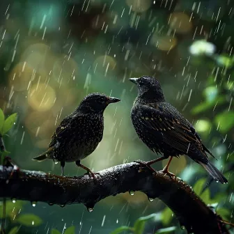 Nature's Calm: Binaural Rain and Birds for Relaxation by Waiting Room Music Masters