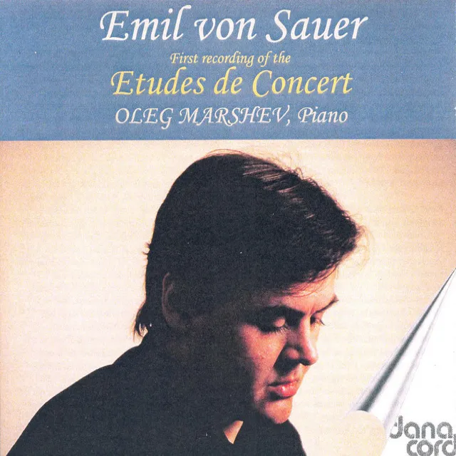 Sauer, E. Von: Piano Music (Complete), Vol. 1 (Etudes De Concert I)