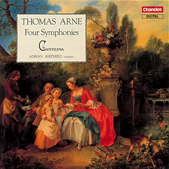 Arne: Symphonies Nos. 1-4 by Cantilena