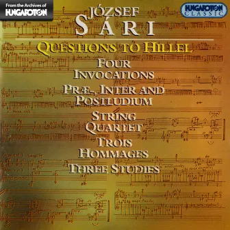 Sari: Questions To Hillel by Zsolt Serei