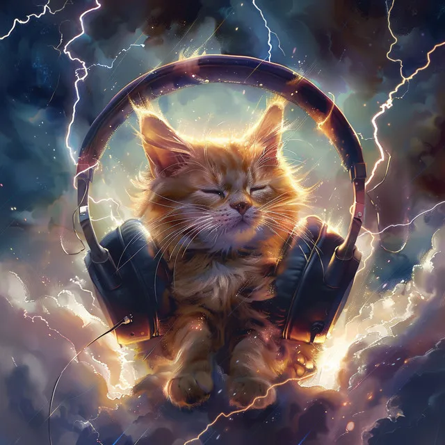 Cat Peaceful Storm