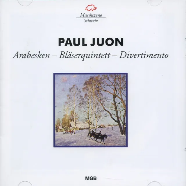 Juon: Bläserquintett - Arabesken - Divertimento