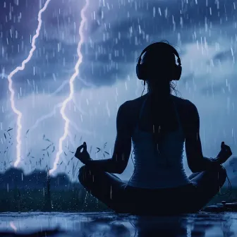 Yoga Amidst Thunder: Echoes of Calm by Precip