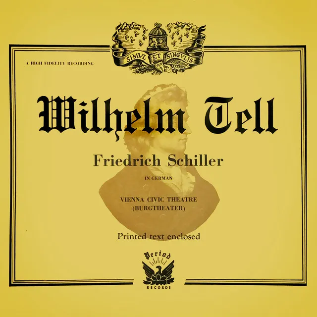 Wilhelm Tell Schiller: Act III, Pt. 2