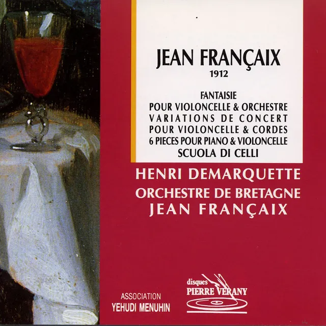 Francaix : Fantaisie pour violoncelle