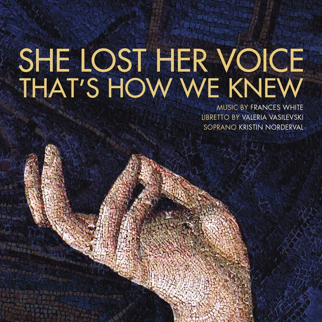 She Lost Her Voice That's How We Knew: VI. —