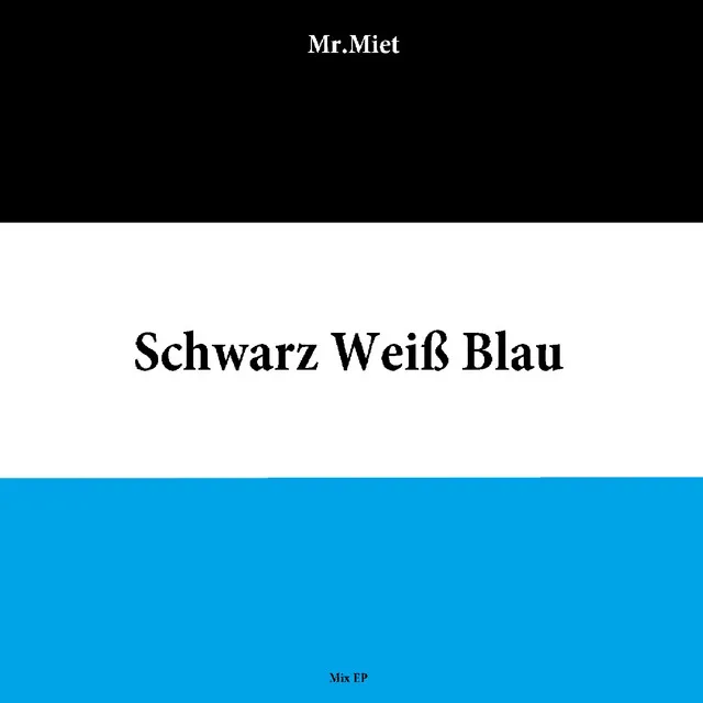 Schwarz Weiß Blau