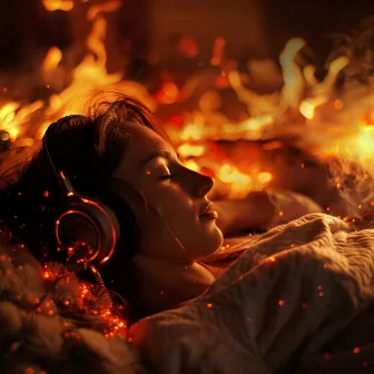 Binaural Warmth: Fire Sleep Soundscapes by Aura Cleansing Sleep Meditation