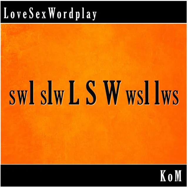 Love Sex Wordplay