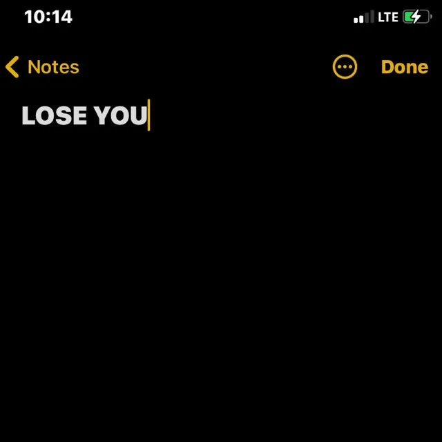 Lose You