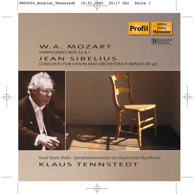 Mozart: Symphony No. 1 and 32 / Sibelius: Violin Concerto, Op. 47