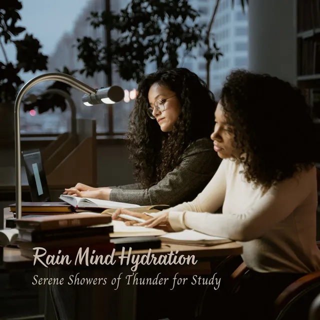 Rain Mind Hydration: Serene Showers of Thunder for Study