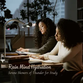 Rain Mind Hydration: Serene Showers of Thunder for Study by Forest Rain FX