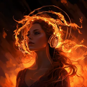 Flame Harmony: Orchestral Fire Tunes by Nature Sounds Academy