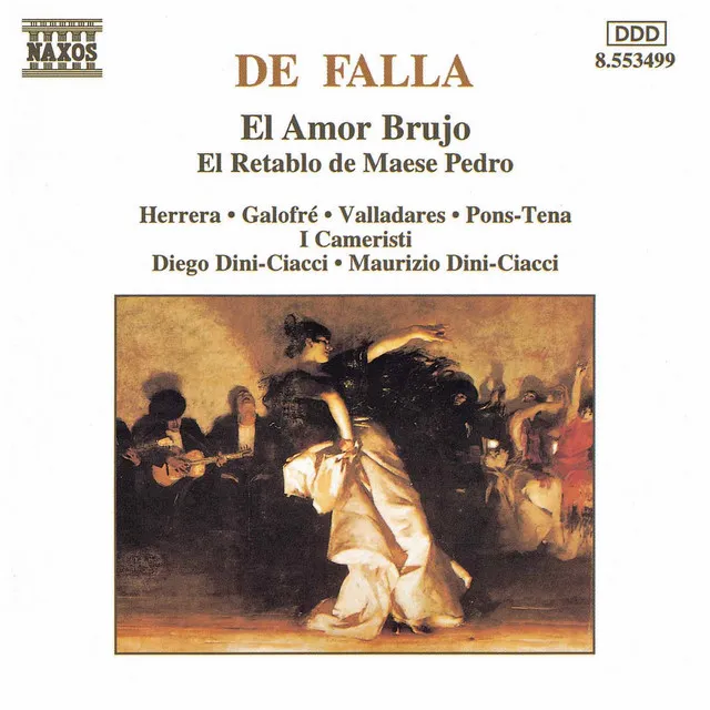 Falla: Amor Brujo (El) / El Retablo De Maese Pedro