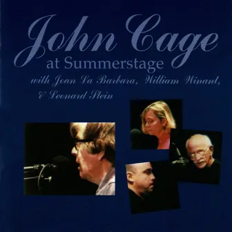 John Cage at Summerstage by Joan La Barbara