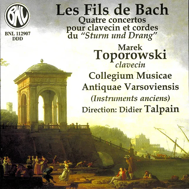 C.P.E. Bach, J.C. Bach & W..F. Bach: Quatre concertos pour clavecin et cordes (Sturm und Drang)