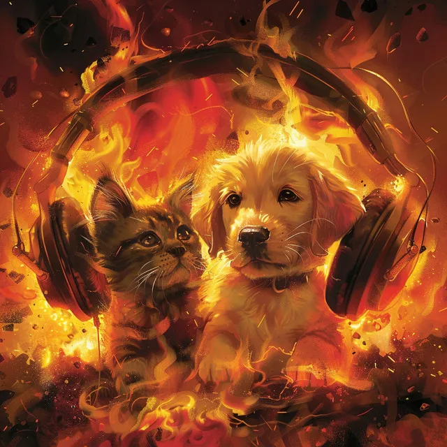 Fire Whiskers: Pets Calming Melodies