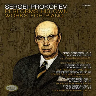 Sergei Prokofiev Performs His Own Works for Piano by Piero Coppola