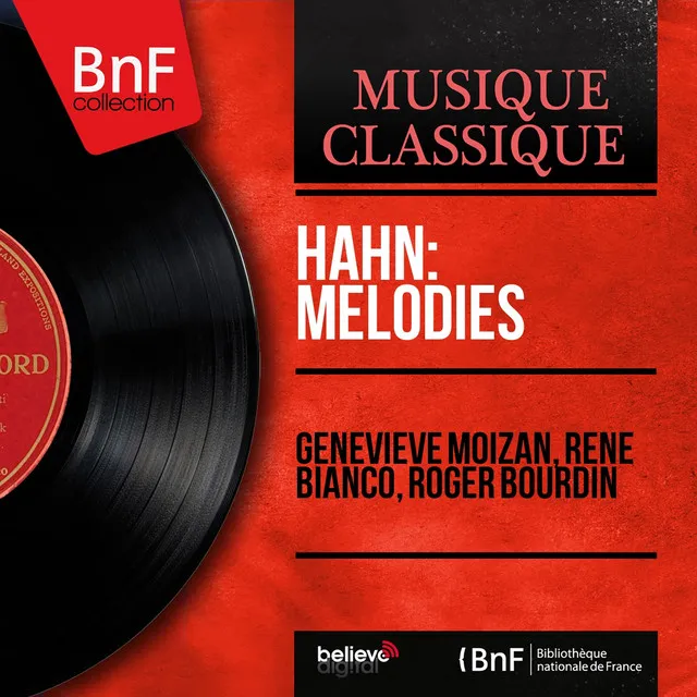 Hahn: Mélodies (Mono Version)