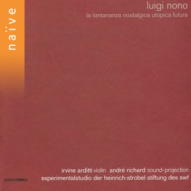 Luigi Nono: La lontananza nostalgica utopica futura