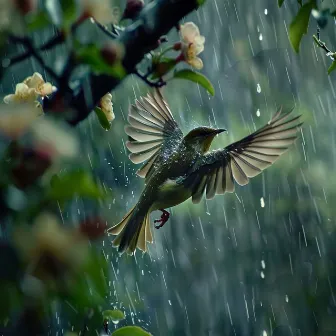 Serene Binaural Nature Sounds: Rain and Relaxing Birds by Sleep Rainyy