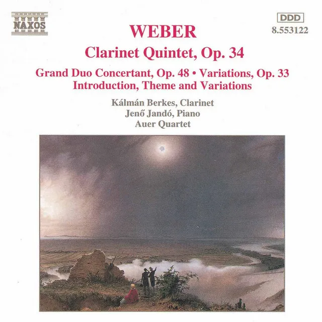 Introduction, Theme and Variations for Clarinet and String Quartet