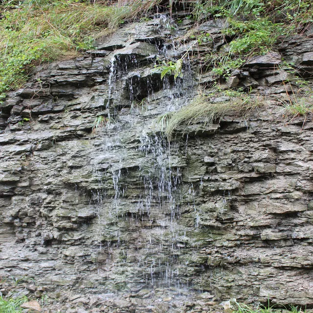 Rolling Waterfall on a Rocky Riverbed