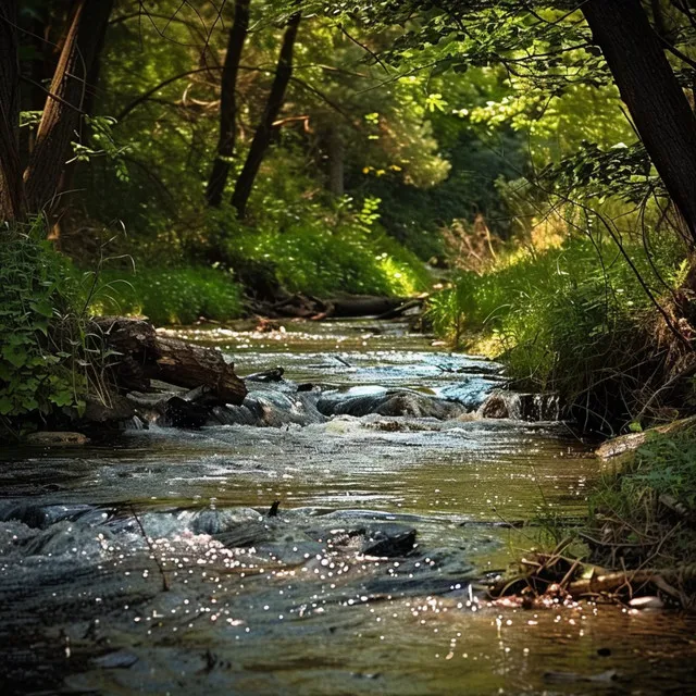 Aguas Tranquilas Del Río: Sonidos Pacíficos De La Naturaleza