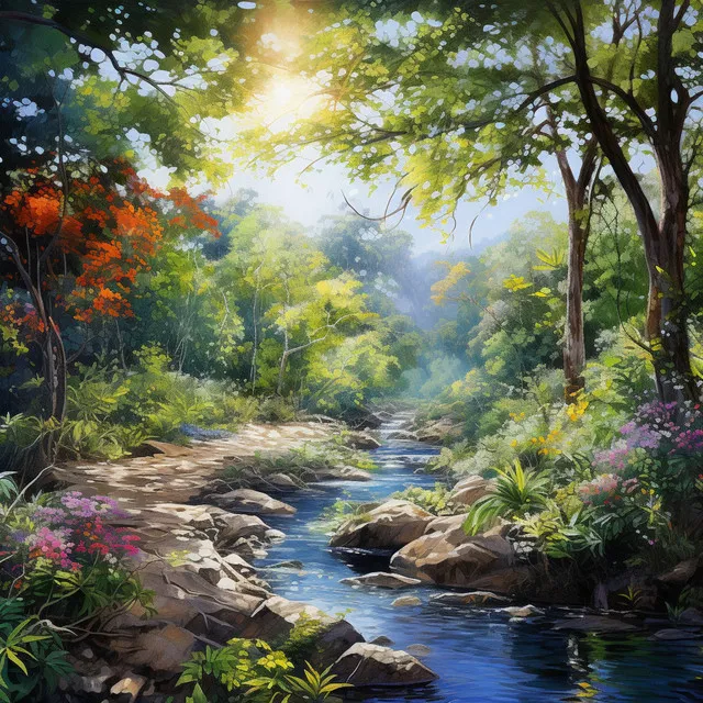 Binaural Waterscapes: Creekside Relaxation