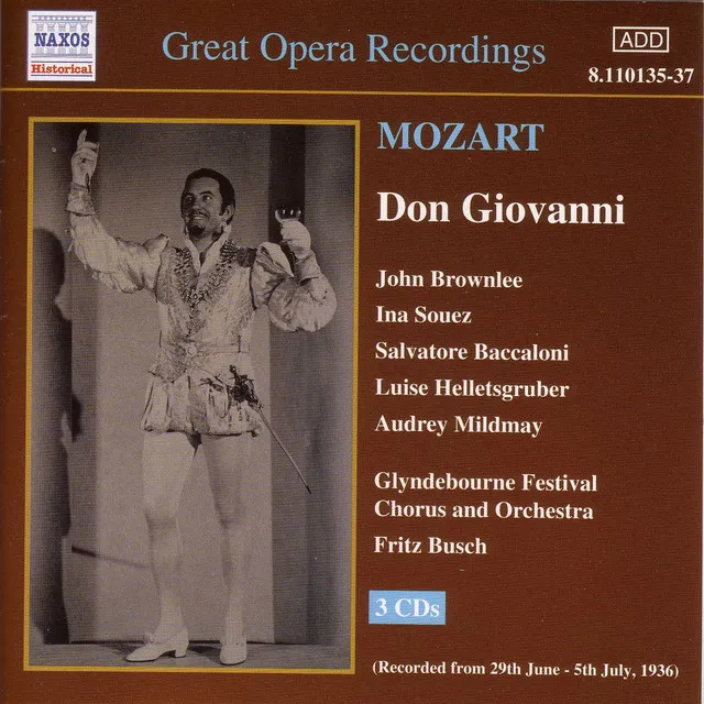 Don Giovanni, K. 527: Aria. Finch'han dal vino