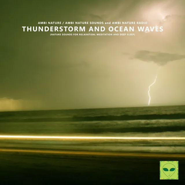 Thunderstorm and Ocean Waves (Nature Sounds for Relaxation, Meditation and Deep Sleep)