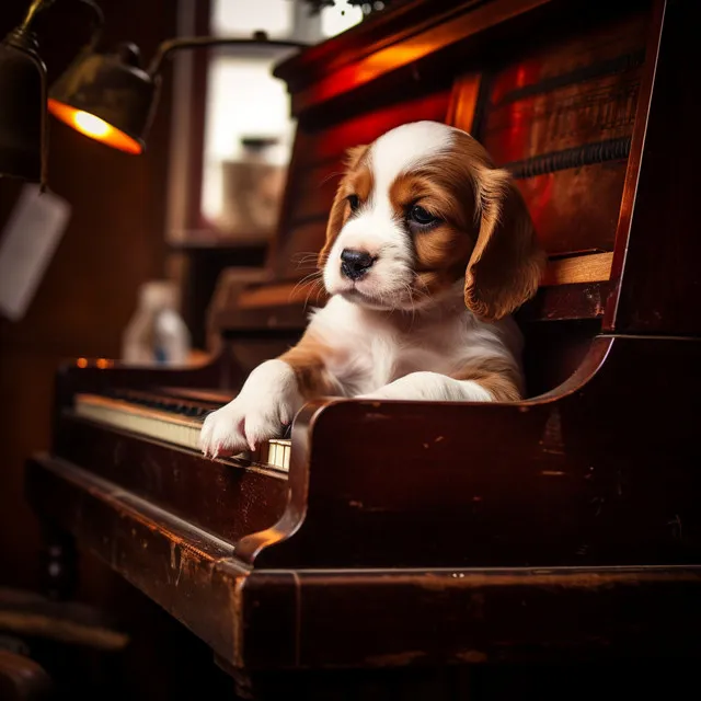 Canine Melodies: Comforting Dogs Piano