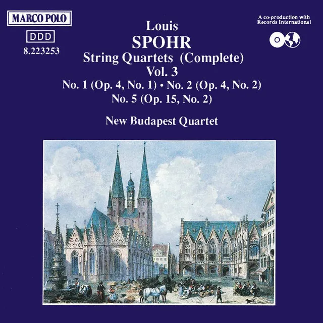 Louis Spohr: String Quartets (Complete), Vol. 3 (Nos. 1, 2, 5)